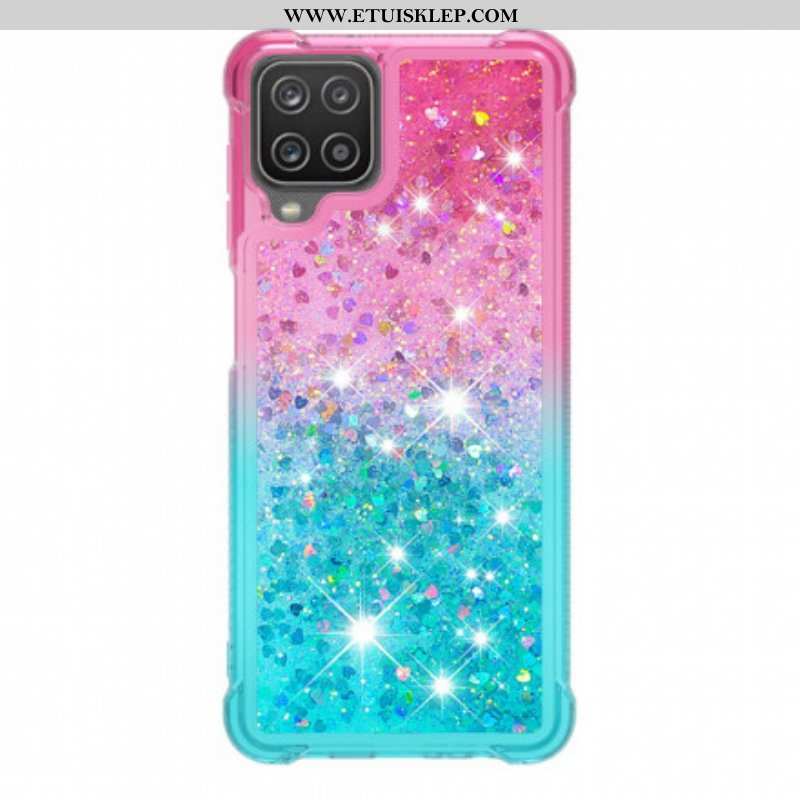 Etui do Samsung Galaxy M12 / A12 Kolory Cekinów